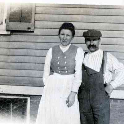 Mrs. and Mr. George Roper in East Ruthford, N.J in Spring of 1912.