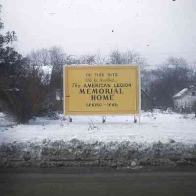 4422 S. Wayne Road - Sign for new American Legion
