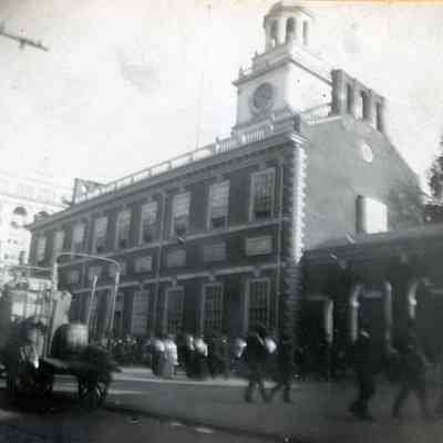 Independence Hall at 520 Chestnut St. in Philadelphia, PA. 19106.