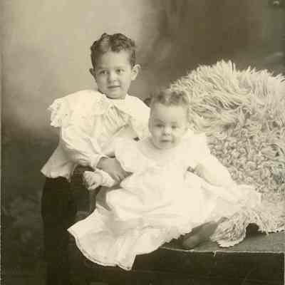 Joy Cozadd and her brother Milton Cozadd.
