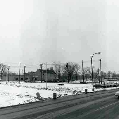 Michigan At Wayne road looking SW. 1972.