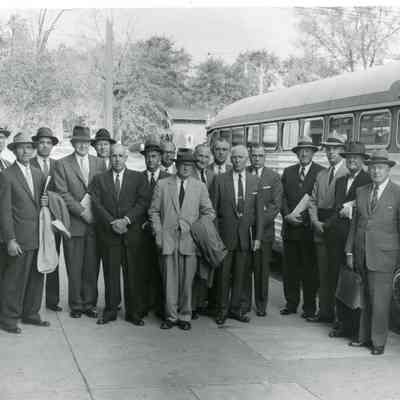 Men going on a Bus Trip