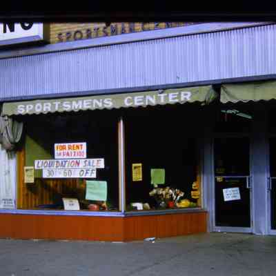 Slide. Dec. 1960. Sportsman Center