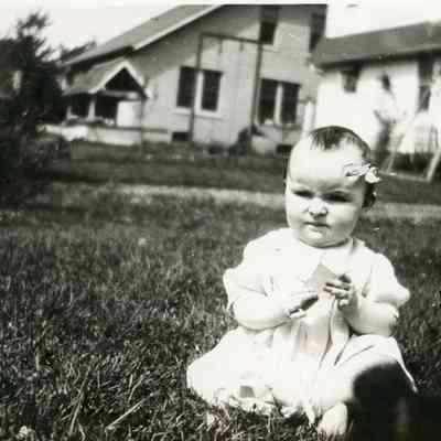 Bernice Greenwalt as a baby.