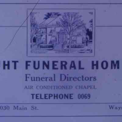 1947 Ad. Uht Funeral Home