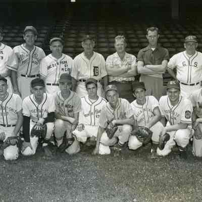 Various Teams Players at Tigers Stadium