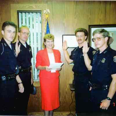 Judge Archbold swearing in new officers