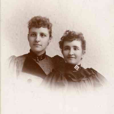 Alice Cady and Emma John on April 12, 1894 when they worked in the Post Office during Jack Cullen being Post Master.