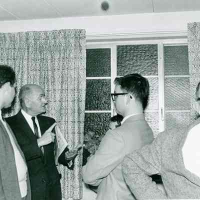 From Left to Right; A Schaldenbrand, Dr. Caraway, J, Van Hay, J. Lents and J. Macfie