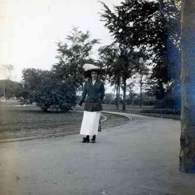 Annabell Erwin at Palmer Park on 910 Merrill Plaisance St. in Detroit on Aug. 23, 1912.
