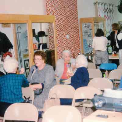 From Left to Right: Lorraine Ujda, Dorothy Ballantine, Lillian Hawley and Catherine Cook at the meeting.