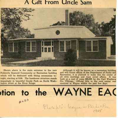 1945 newspaper article