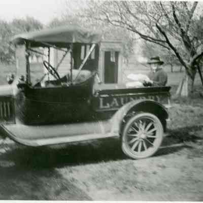 Warner Steam Laundry Delivery Truck