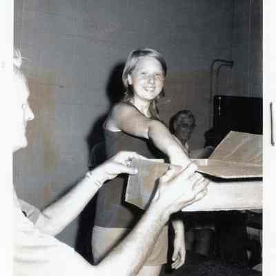 Ellen Scrimger drawing tickets