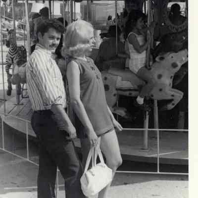 Mr. Lebuneau and Mrs. Zuper watching children