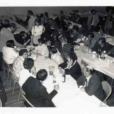 Pot luck dinner for all festival workers October 7, 1972
