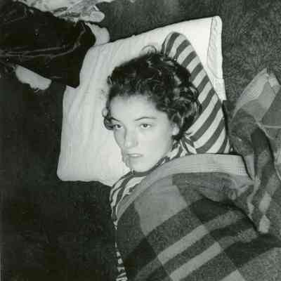 Holly Smith at Pat Millar's PJ Party on Oct. 23, 1953.