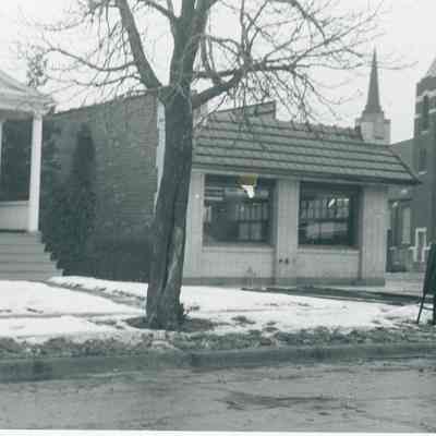 As seen from Main Street, looking NE