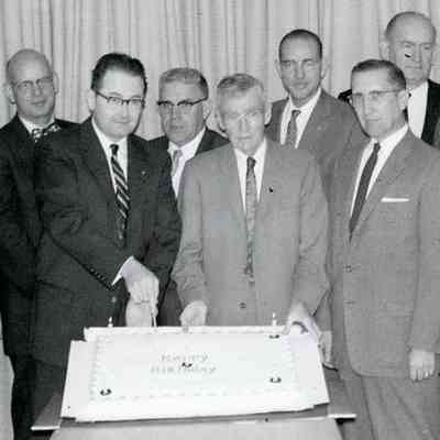 N. Stockmeyer, Charles Leuts, CHarles Cozadd, Ray Cramer, R.F. Hutcherson, William Mulholland Sr., Howard Stein Sr., Art Truesdell, Dr. Caraway, Lloyd LeBaron, L. Weyand.