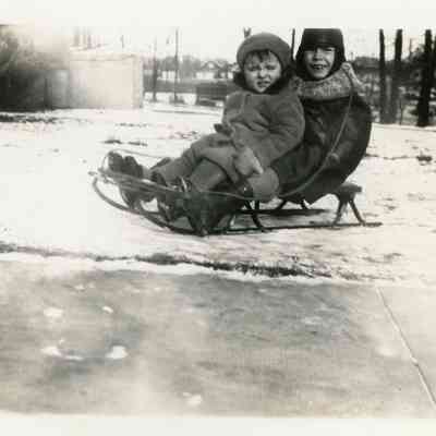 Bernice Greenwalt on the left.