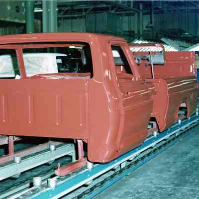 Trucks being Assembled