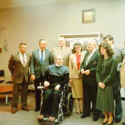 Golden Hour Club Bus Donation 1987