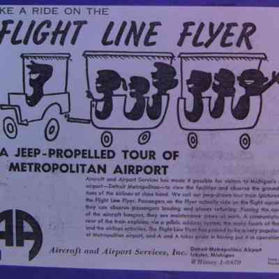 Flight Line Flyer - Jeep tour of Metropolitan Airport