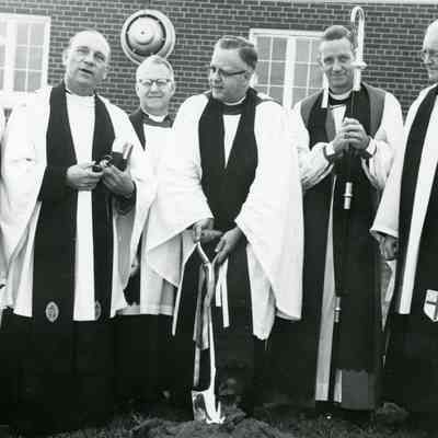 Rev. Walter Fry, Rev. Fred Nicholson, Rev. William Smith, Bishop Robert Dewitt, Rev. David Davies