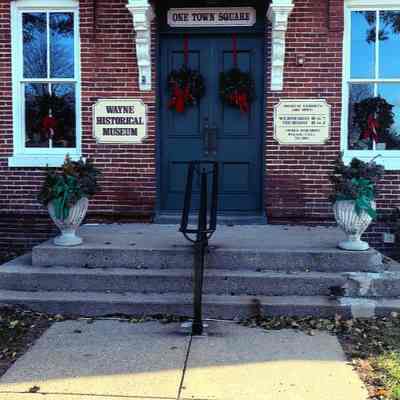 Decorated Front steps