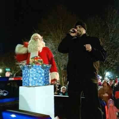 Santa and Mayor John Rheasa