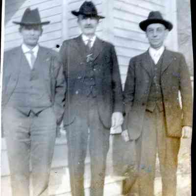 Mr. Walsh, Mr. James Martin and Mr. Chapp in 1919