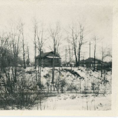 Boy Scout Cabin behind Cemetery