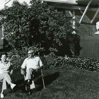 Rear of 35455 Chestnut. Mr and Mrs. Foley