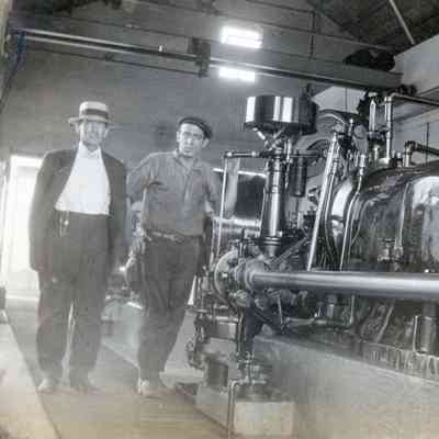 Workers at the Standard Oil Pumping Station on Treadwell Rd in Wayne on Aug. 16, 1914.