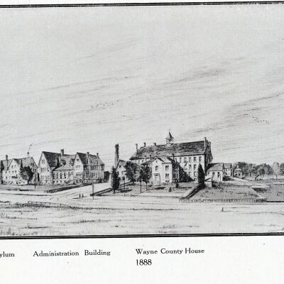 Asylum and County House 1888
