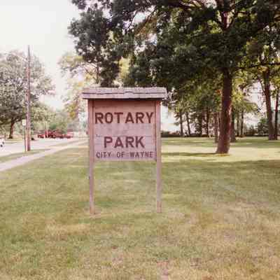 Rotary Park Sign