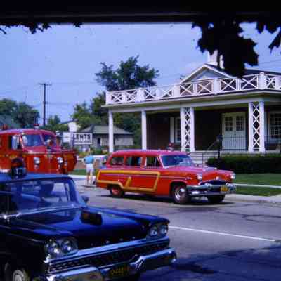 Firetruck at Lents. September 1959