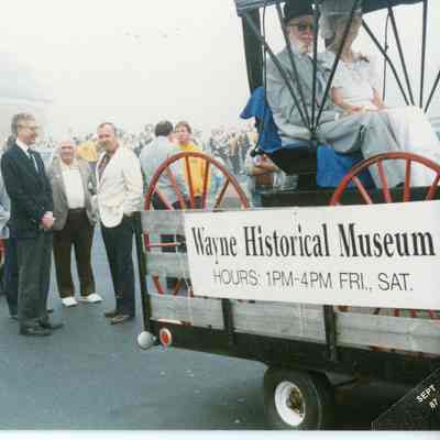 Wayne Historical Museum Float at Sesquicentennial Parade