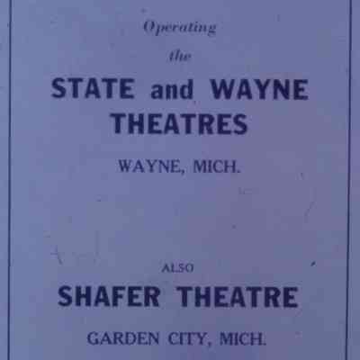 Shafer Theaters Inc. Ad