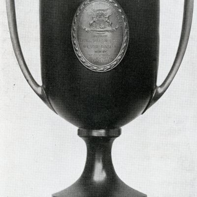 Grand Champion Cow cup won 1914 Michigan State Fair