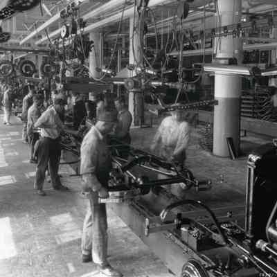 Line Workers in a Ford Assembly Plant