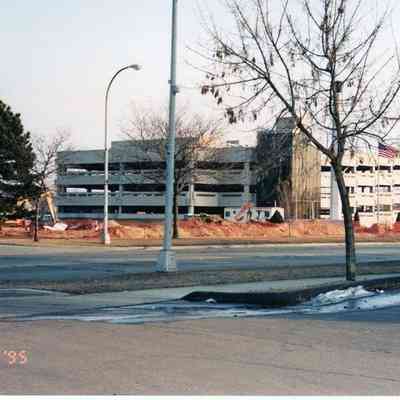 1995, library under construction