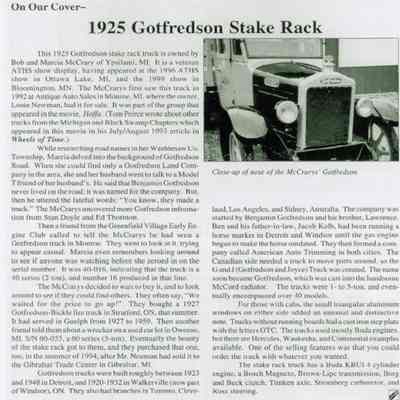 1925 Gotfredson Stake Rack On Display