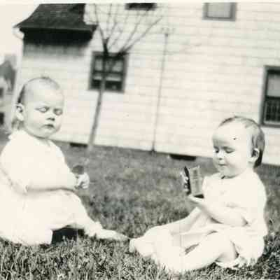Bernice Greenwalt is on the right.