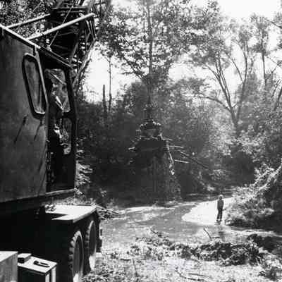 Dredging Rouge River 1972