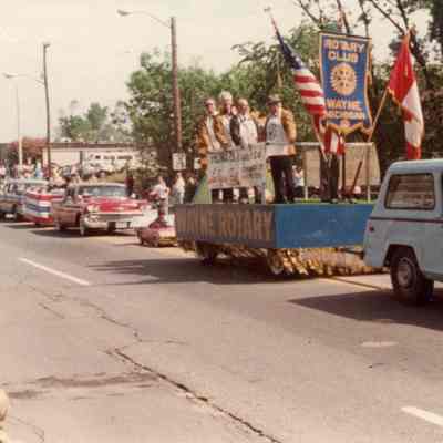 Rotary Club Float in 1980 Memorial Day Parade