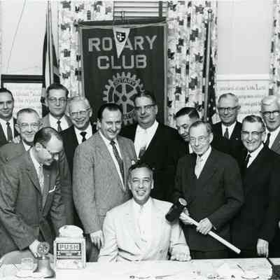 Rotary Club Pushing Easter Seals