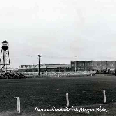 GarWood plant, looking SW from High School sports field