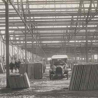 Inside Harroun Plant under construction