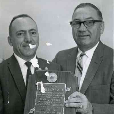 Manny Lentine and Mayor Ken McKay of the City of Wayne.